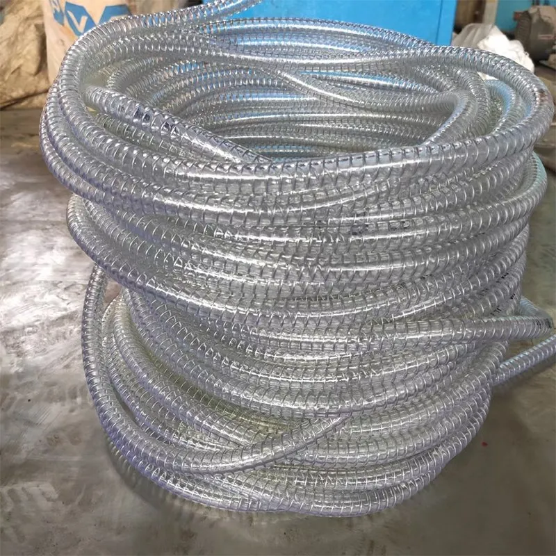 PVC Fiber Reinforced Steel Wire Hose / Suction and Discharge Pipe