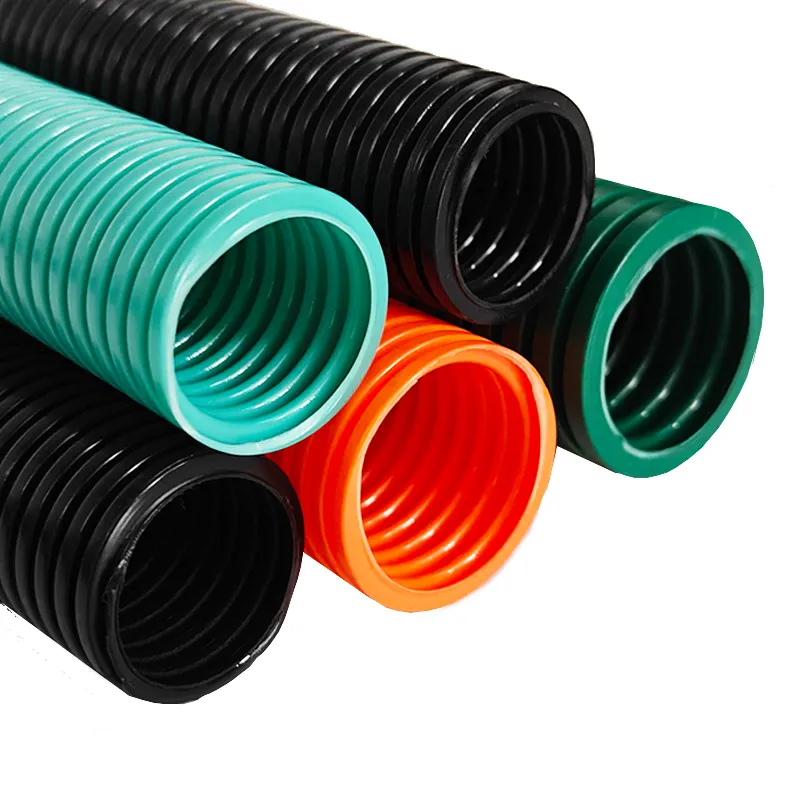 Corrosion Resistance PA PP PE Opening Electrical Cable Solar Corrugated Pipe