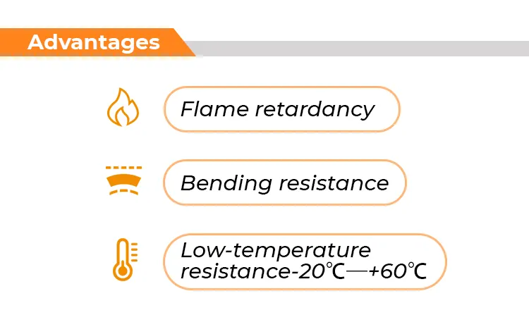 Flexible PVC Corrugated Pipe for Electrical Cable Protection / Drainage