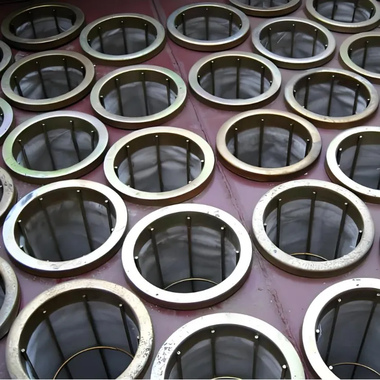 Industry Silicone Coated Carbon Steel Filter Bag Cage with Venturi Tube