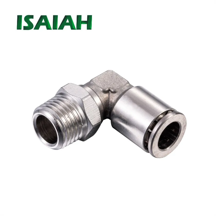 Camozzi Type Pneumatic Parts Push in Tube Connector Brass Air Fittings for Pneumatic Equipment