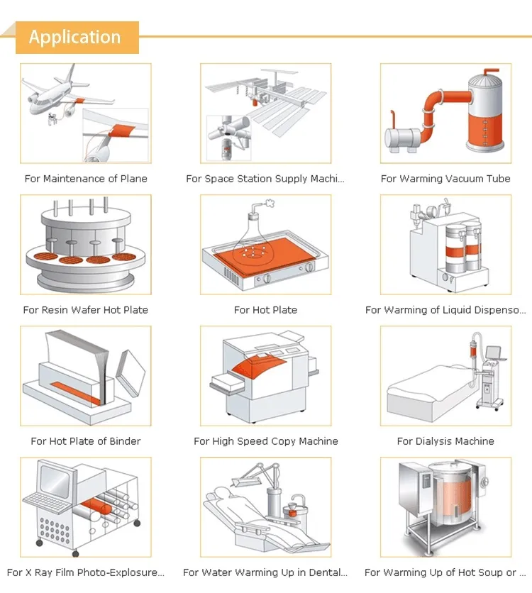 Heating Silicone Strip for PVC Drain Pipe