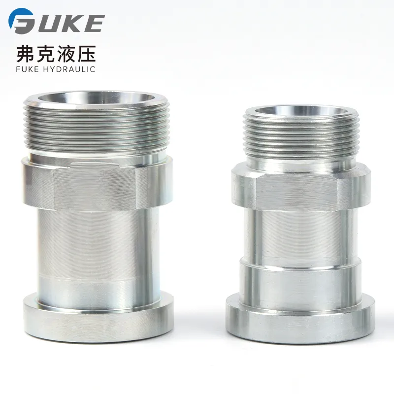 Metric Male Hydraulic Tube Adapter Bite Type Flange Fitting