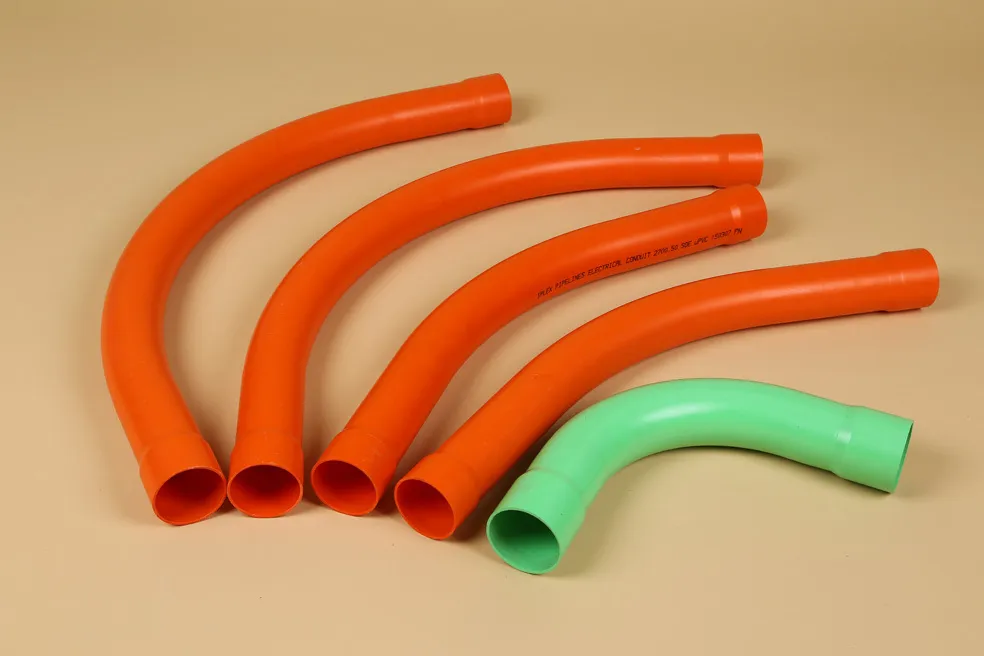 PVC Bend Pipe 45 and 90 Degree Construction or Drainage Pipe
