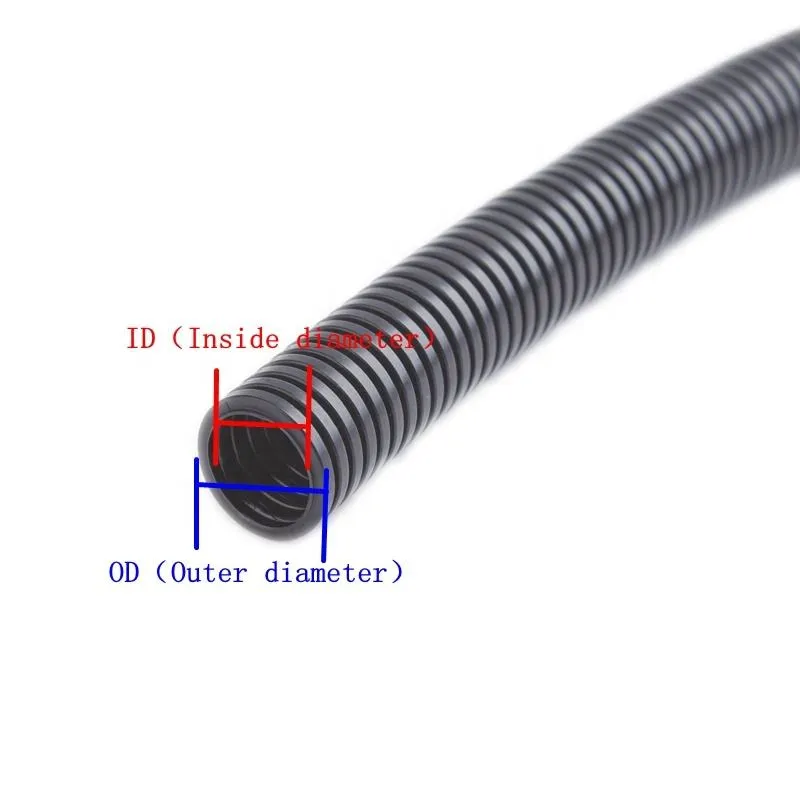 Plastic Pipe Drain Tube PE Culver HDPE Double Wall Corrugated/Plastic Conduit for Agricultural Subsu