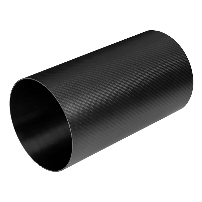 Factory Carbon Fiber Pipe 3K Plain Twill Carbon Fiber Tube Customized High Strength