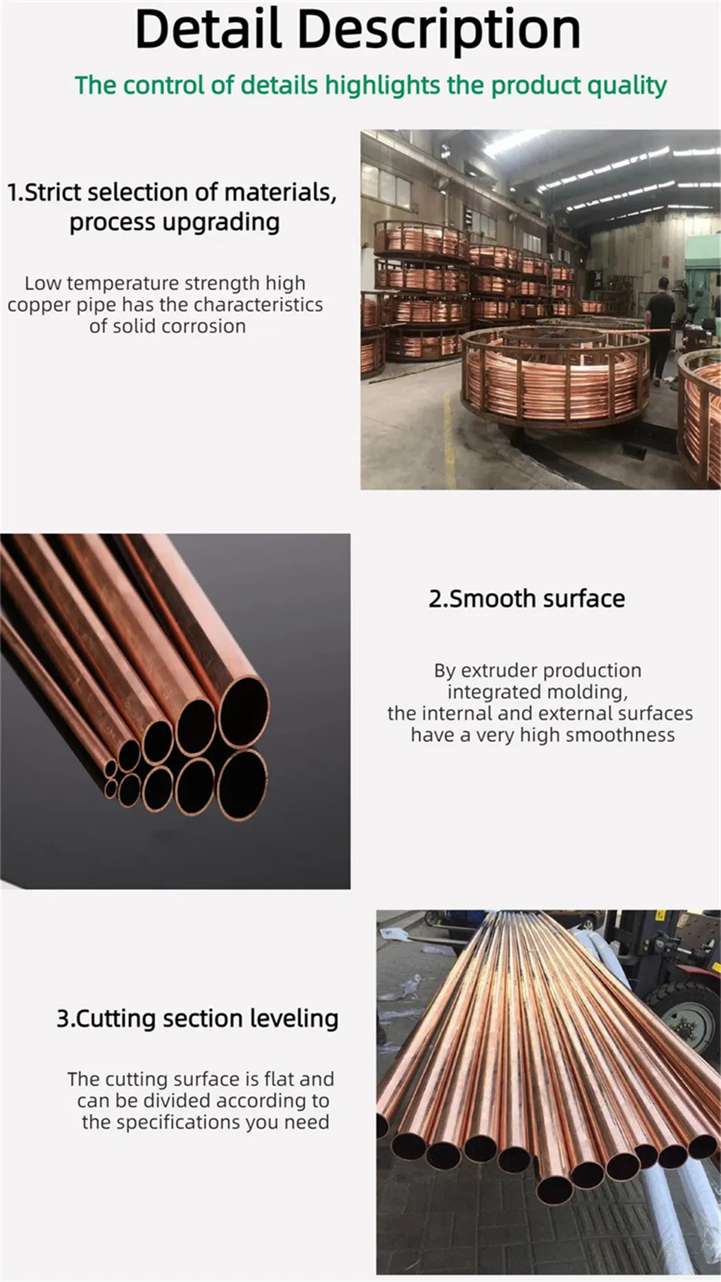 Customizable Colors Polyvinyl Chloride Copper Pipe 6*0.8 8*0.8 6*1 8*1 PVC Copper Pipe