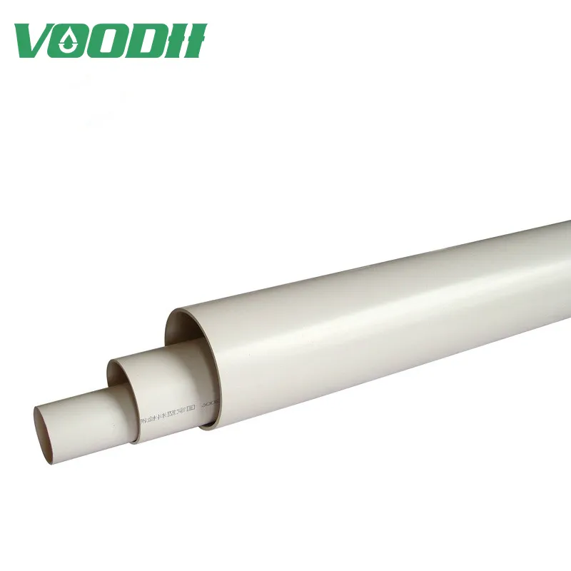 Large Diameter PVC Pipe 160mm 200mm 250mm UPVC PVC Water Supply Irrigation Drainage Pipe