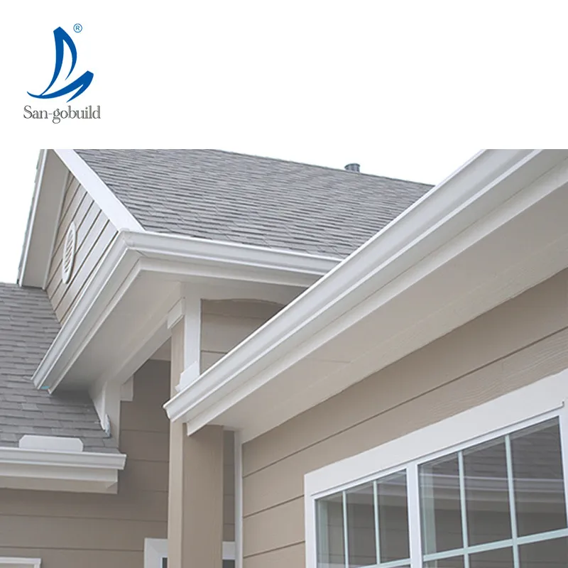 PVC Waterproof Drainage Rainwater System Gutter and Downspout Pipe