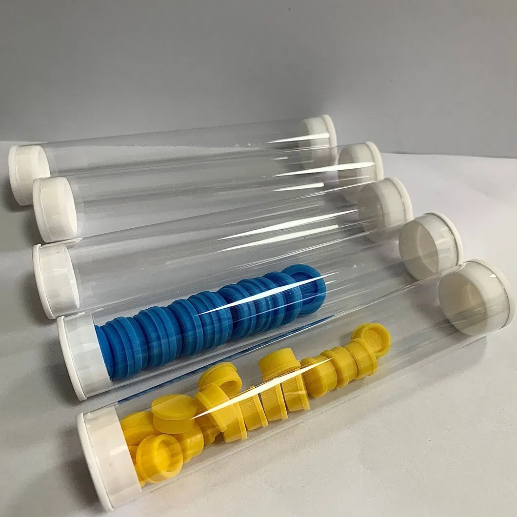 PC PVC Transparent Plastic Pipe for Packing Storage Eyebrow Pencil
