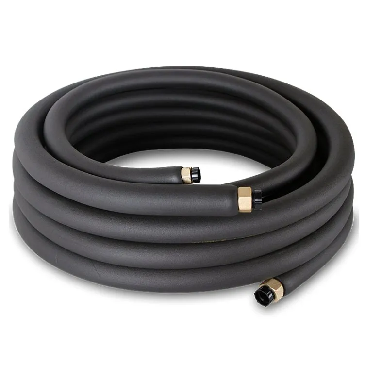 Air Conditioner Insulation Split Line Set Connecting Refrigerant PVC Foam Insulated AC Copper Pipe P