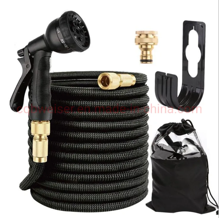 Expandable Garden Hose Pipe 100FT Strong Double Latex Inner Tube