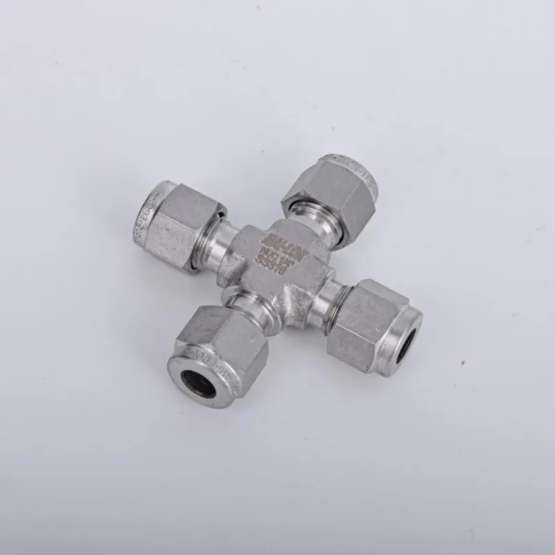 316 Stainless Steel 10mm Od Double Ferrule Instrumentation Tube Fitting Female Straight - 3/8" 
