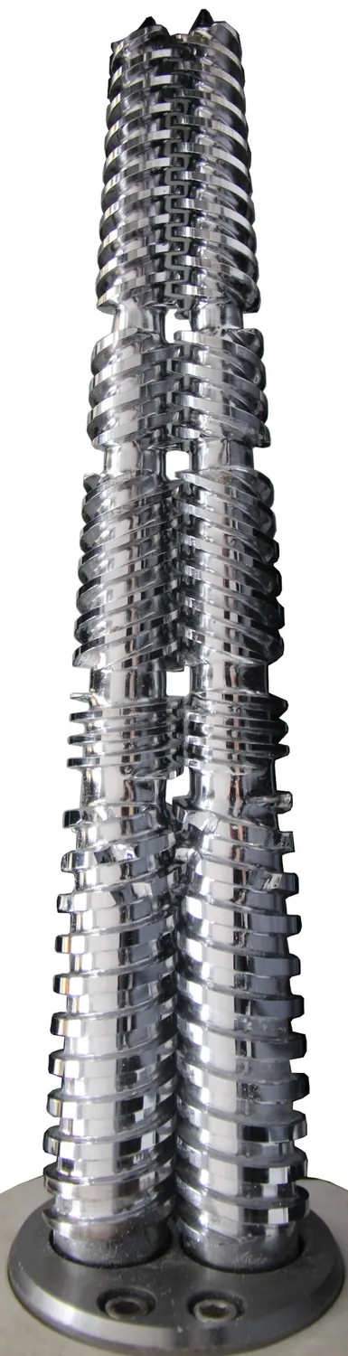 Laboratory Tapered Twin Screw Extrusion PVC Pipe Production Line