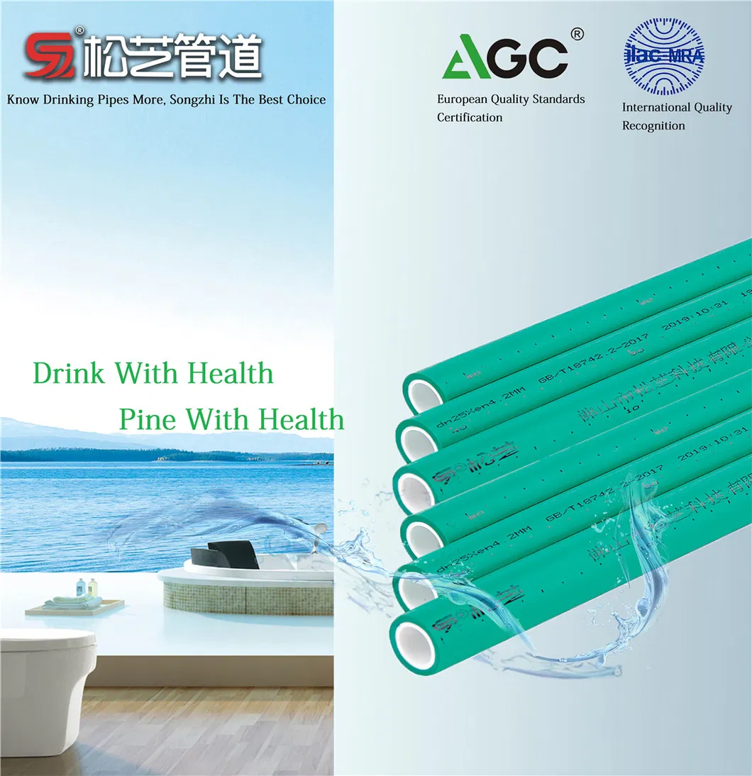 High Quality Double Layer Porcelain Core PPR Drinking Water Pipe