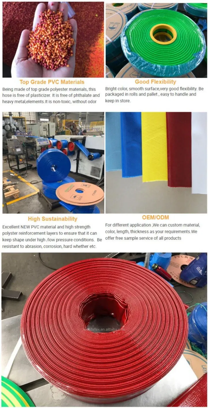 Durable PVC Layflat Hose Pipe for Efficient Agricultural Irrigation