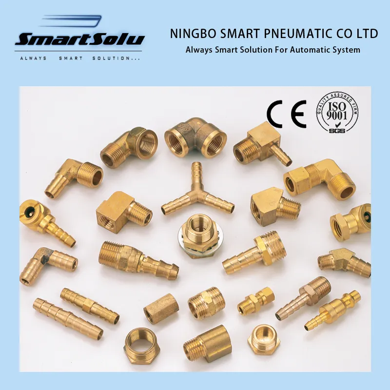 Plastic Brass Stainless Steel Material SAE Standard DOT Air Hose Push in One Touch Quick Connector P