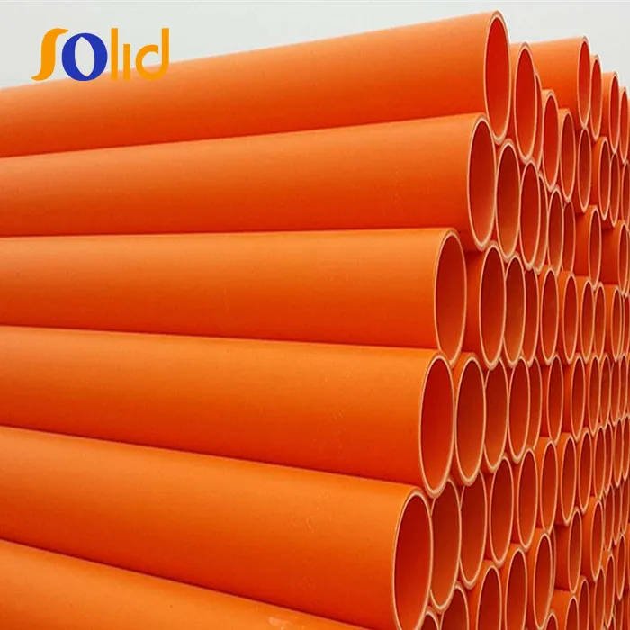 Coloured Orange PVC Pipe 300mm China