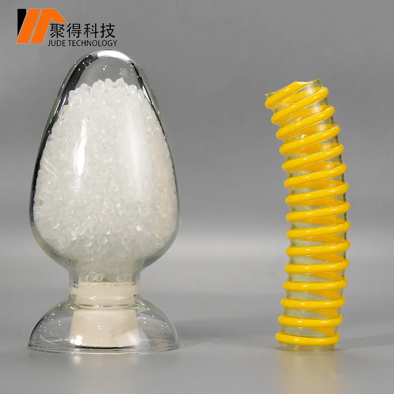 Flexible PVC Granules Compounds Clear Nylon Braided Hose Pipe