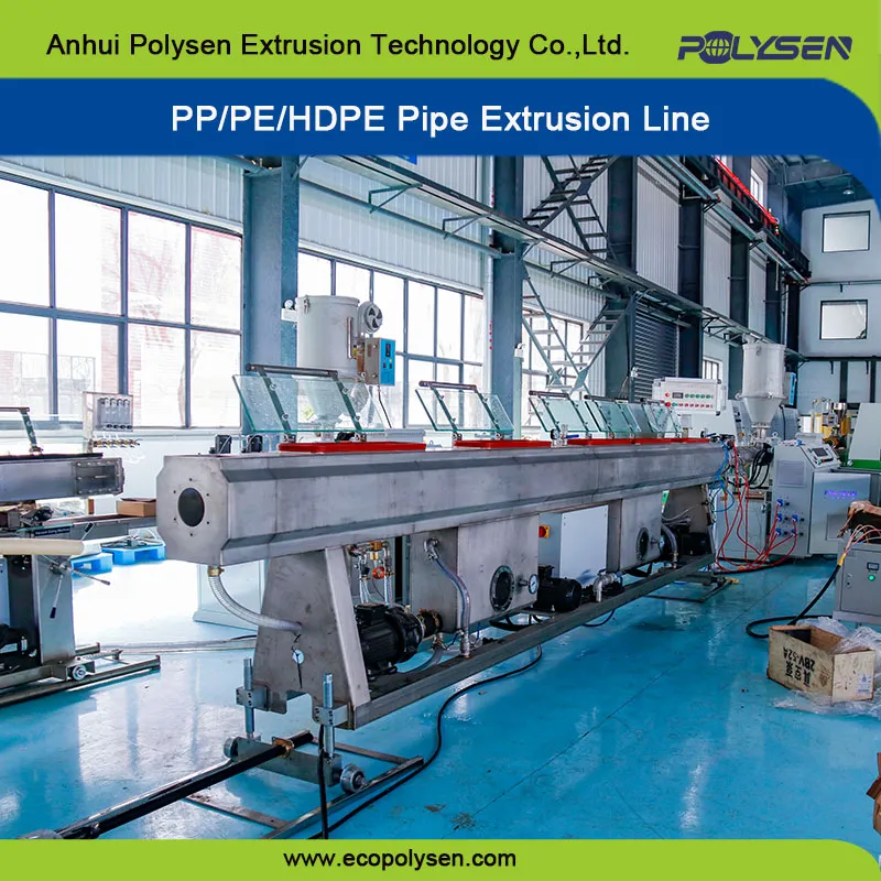 Water Supply Manufacturing Plastic PP PPR HDPE PE Pipe Extrusion Production Line Making Machine Pric