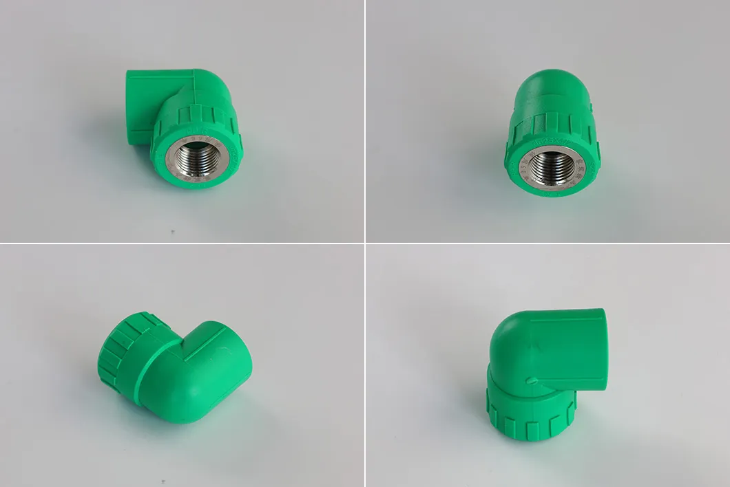 PPR Brass Female Thread Elbow PPR Water Pipe Female 20-160mm Inch Customized
