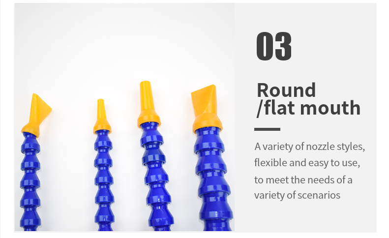 Strong Nylon Resin Machine Tool Cooling Pipe, High Oil Resistance, Pressure Resistance and Anti-Winding Plastic Water Pipe for Lathe and Milling Machine Cooling