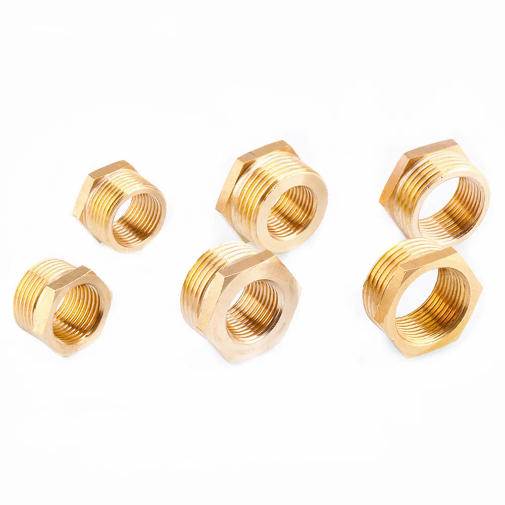 Brass Hose Fitting Hex Reducer M/F 1/8" 1/4" 3/8" 1/2" 3/4" Bsp Male Female