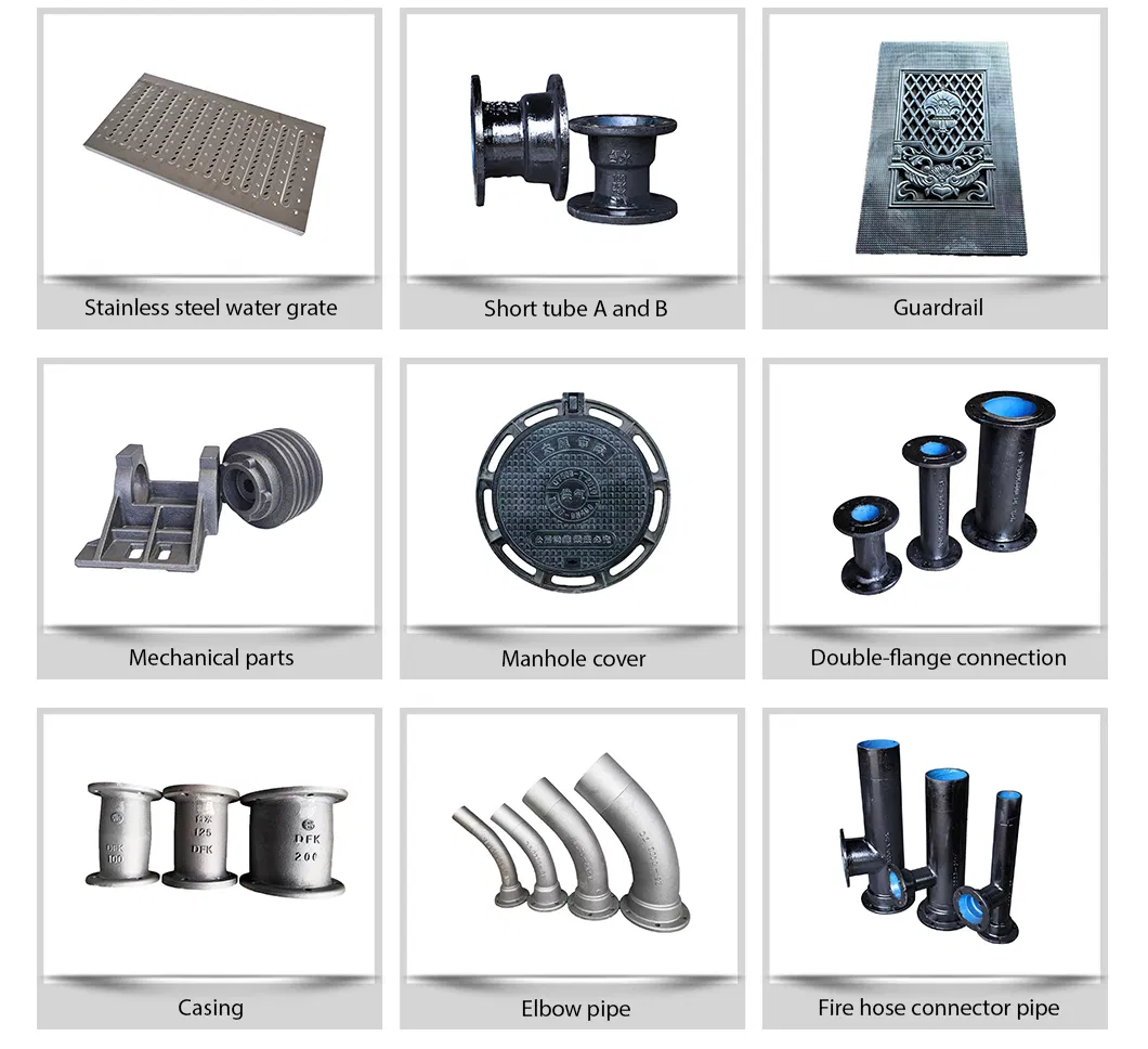 Precision Cast Iron Mechanical Pipe Fitting Adapt to Complex Working Condition Mechanics