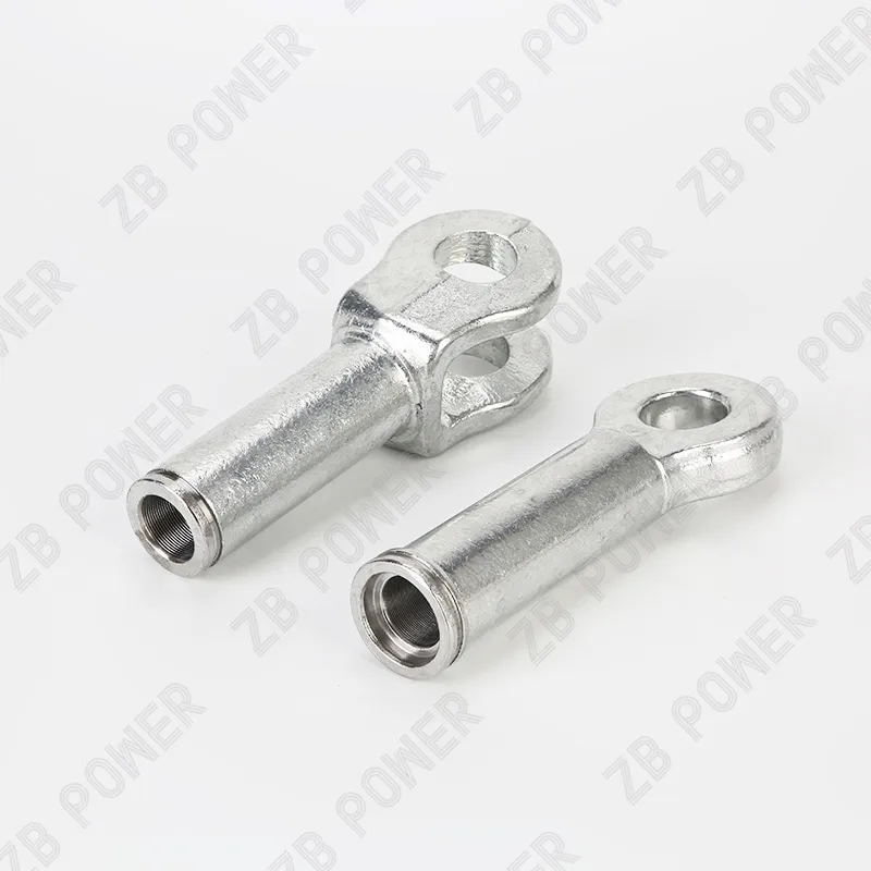 Electrical Power Fitting Power Line Fitting 100kN Tongue and Clevis Metal Fitting for Lond Rod Compo