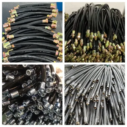 Braided Pressure Rubber Stainless Steel Hose Pipe for Gas Oil Station Explosion Proof PVC Flexible C