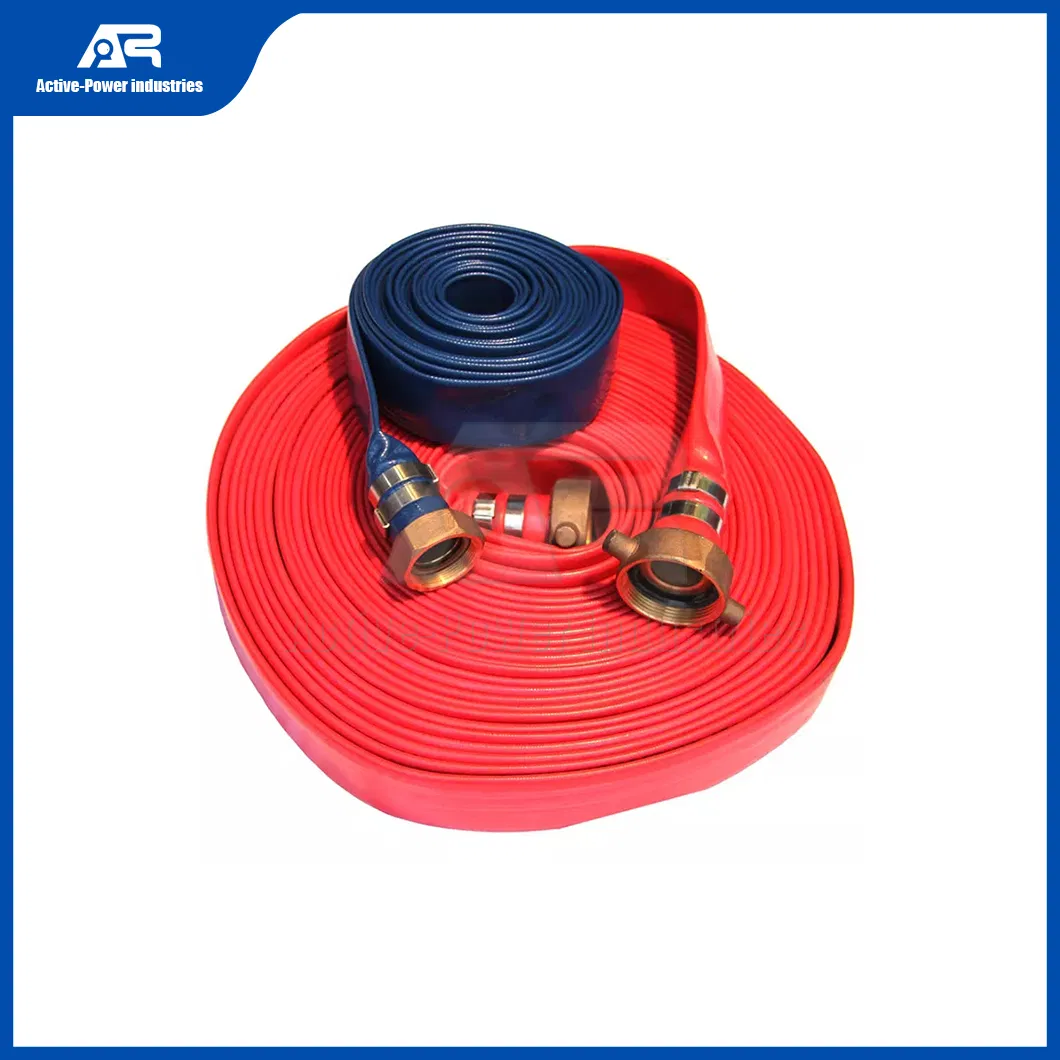 Active-Power Industries PVC Agriculture Layflat Hose Suppliers China Uper Lightduty (2/3Bar) High Pressure PVC Soft Lay Flat Hose Pipe