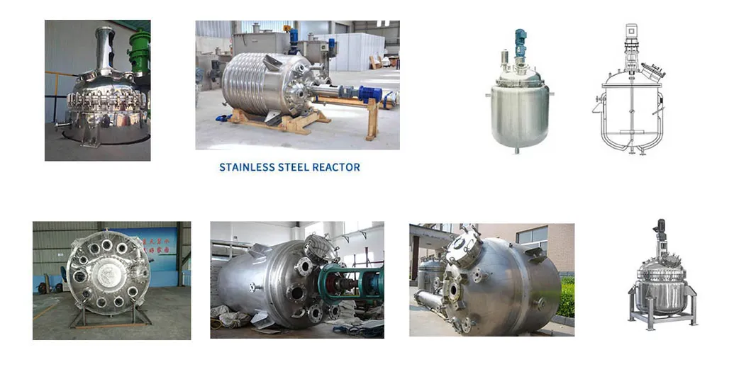 PTFE-Po-PP Lined Pipe Fittings Chemical Reactor Equipment