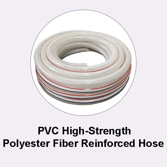 Aging and Acid and Alkali-Resistant China Made Stainless Steel Wire Polyester Reinforced PVC Vacuum Hose Pipe for Industrial