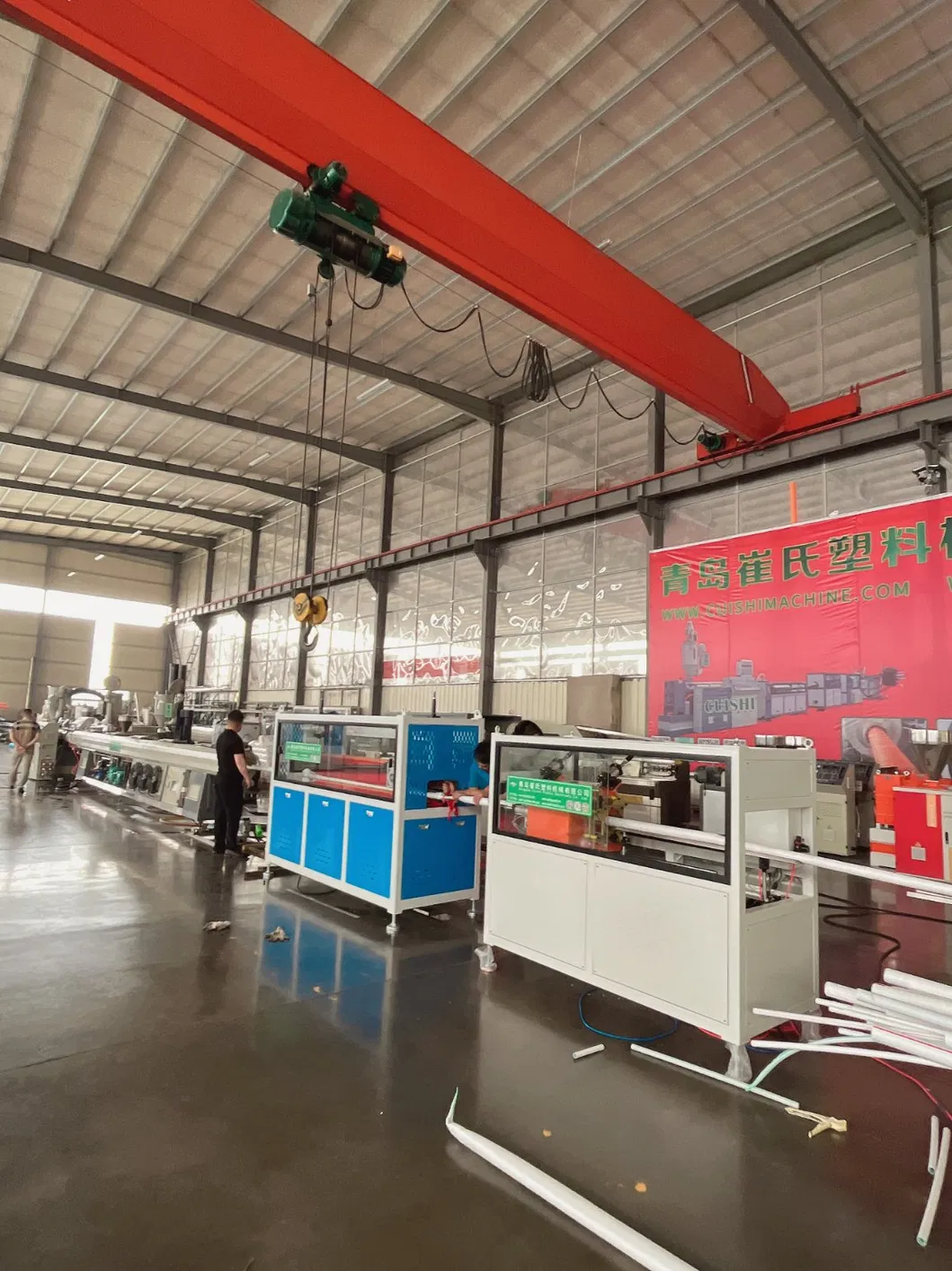 Three Layers PPR Water Pipe Production Line PP-R Hot Water Pipe Making Machine