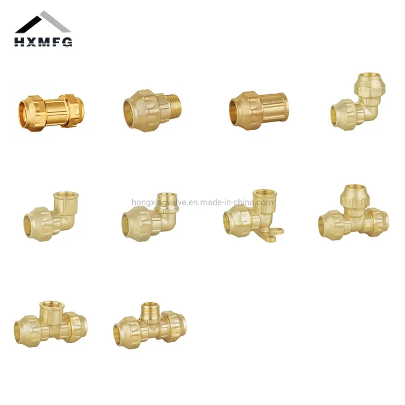 Wras Full Range Brass Coupler Thread Adaptor PE Elbow Pushfit Press Tee Pex Wallplate Soldering Cros