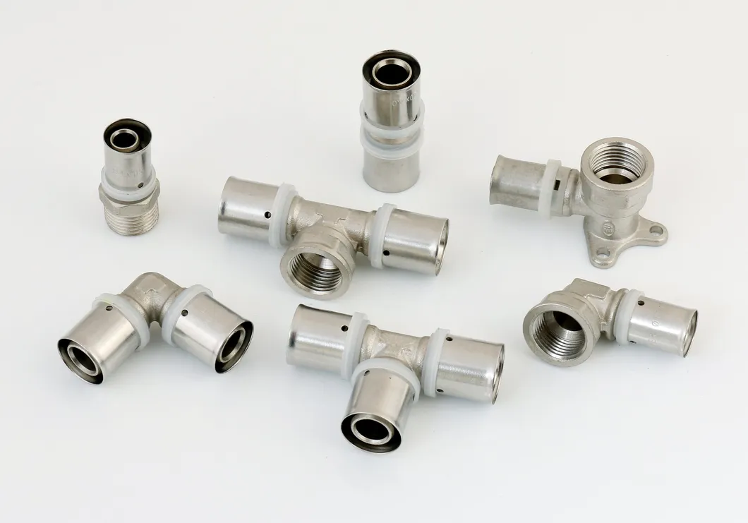 Press Fittings for Multilayer Pipe and PE-X Pipe U, Th, M Tee