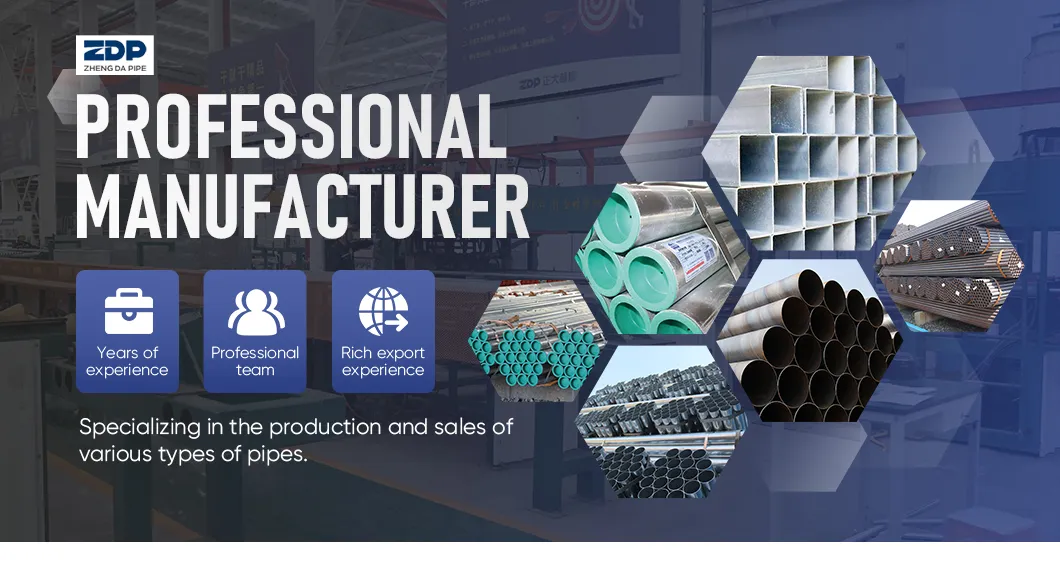 Outsize Hot Dipped Galvanized Steel Pipe Inner PVC Pipe