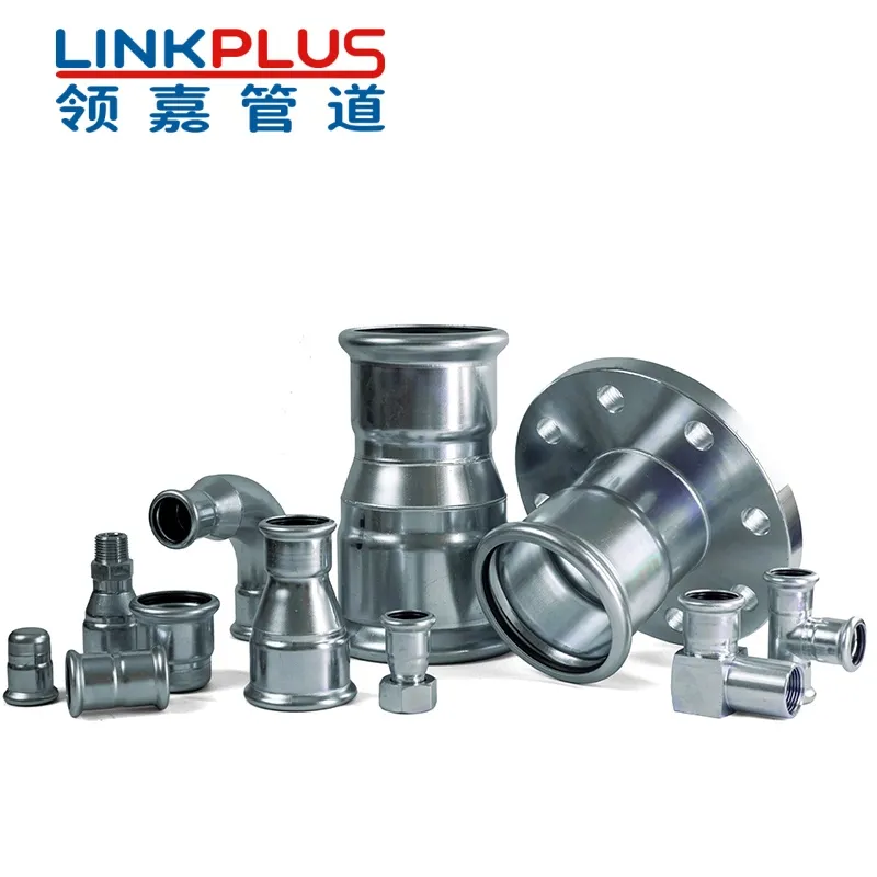 Carbon Steel Zinc Plated Fitting and Pipes, ASTM Stainless Steel, Elbow, Bend, Tee, Firefighting, Ga