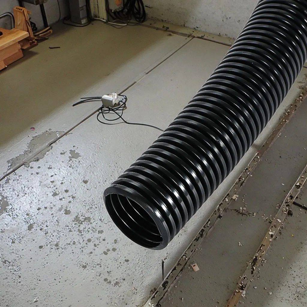 Automotive-Grade Black Nylon Corrugated Pipe for Vehicle Wire Harness Insulation