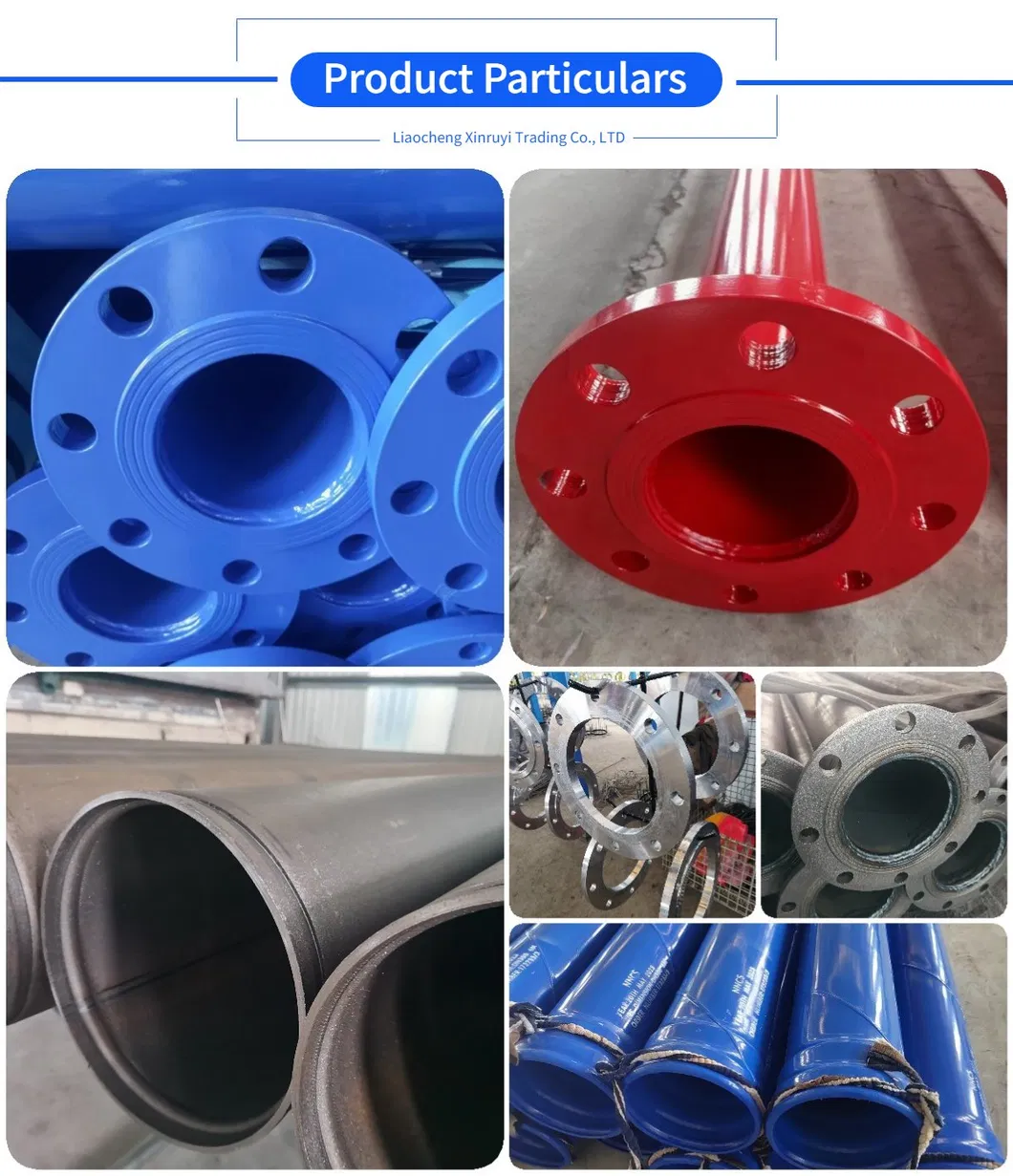 PVC Coated Plastic Pipeline Epoxy Resin Fire Fighting Sprinkler Composite Steel Pipe