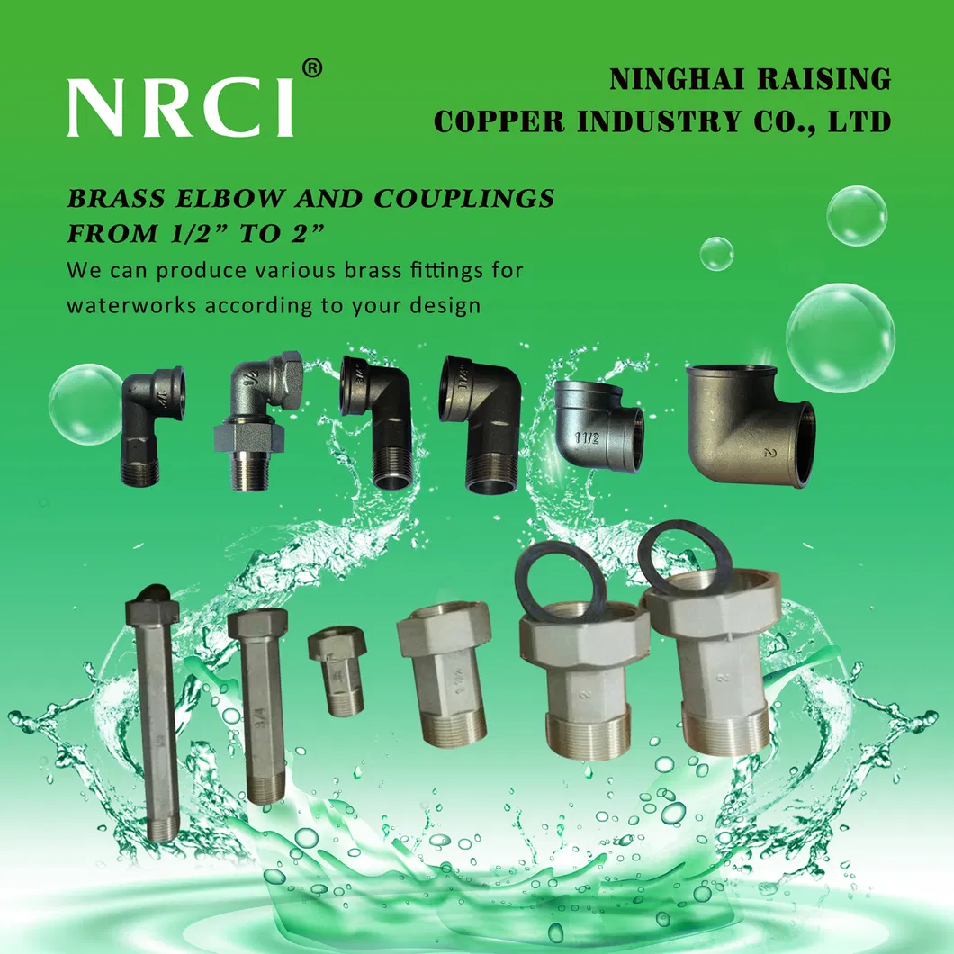 Brass Forged Fittings with Barb for Water Pipe