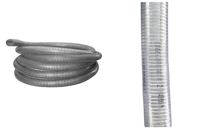PVC Fiber Reinforced Steel Wire Hose / Suction and Discharge Pipe