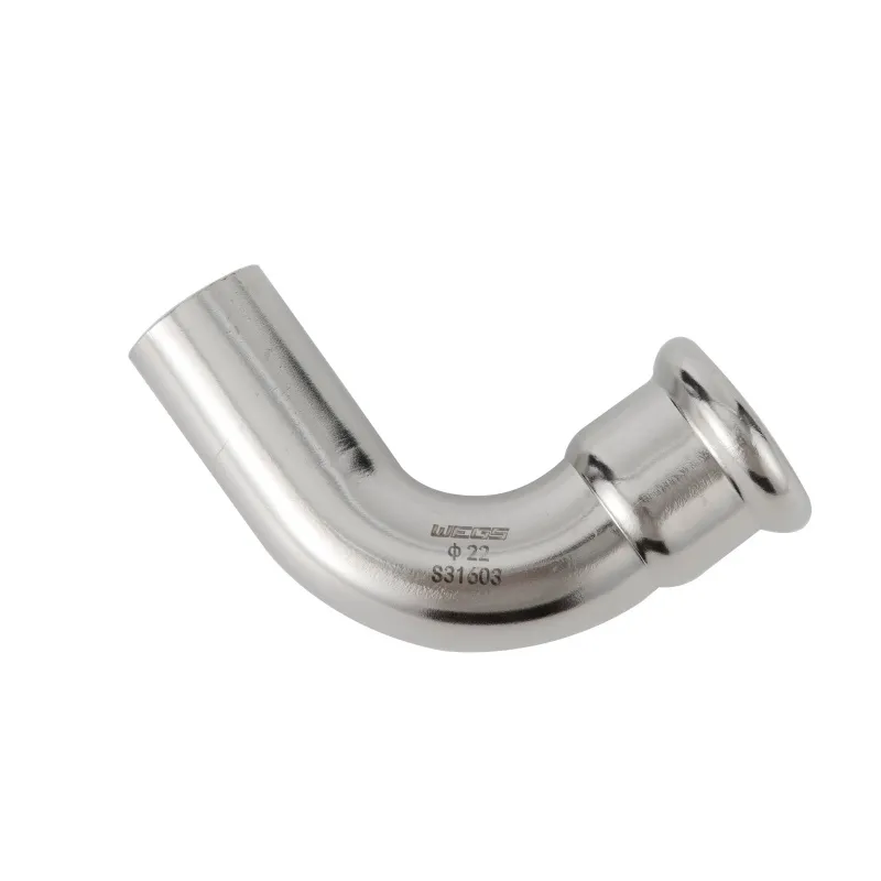 Inox Press Fittings Adaptor Union (90°B-type equal elbow) Bend 90° Bend 45° Equal Elbow Reducin