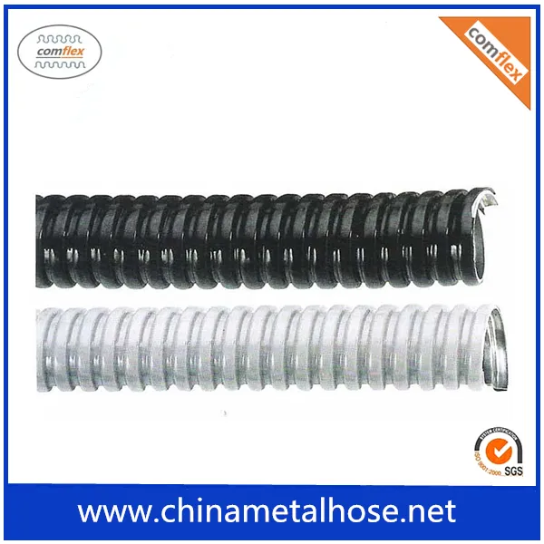 PVC Plastic Coated Galvanized Steel Flexible Metal Conduits Pipes
