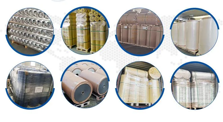 PP PVC White Film Polypropylene White Kraft Paper Backing Pipe Insulation