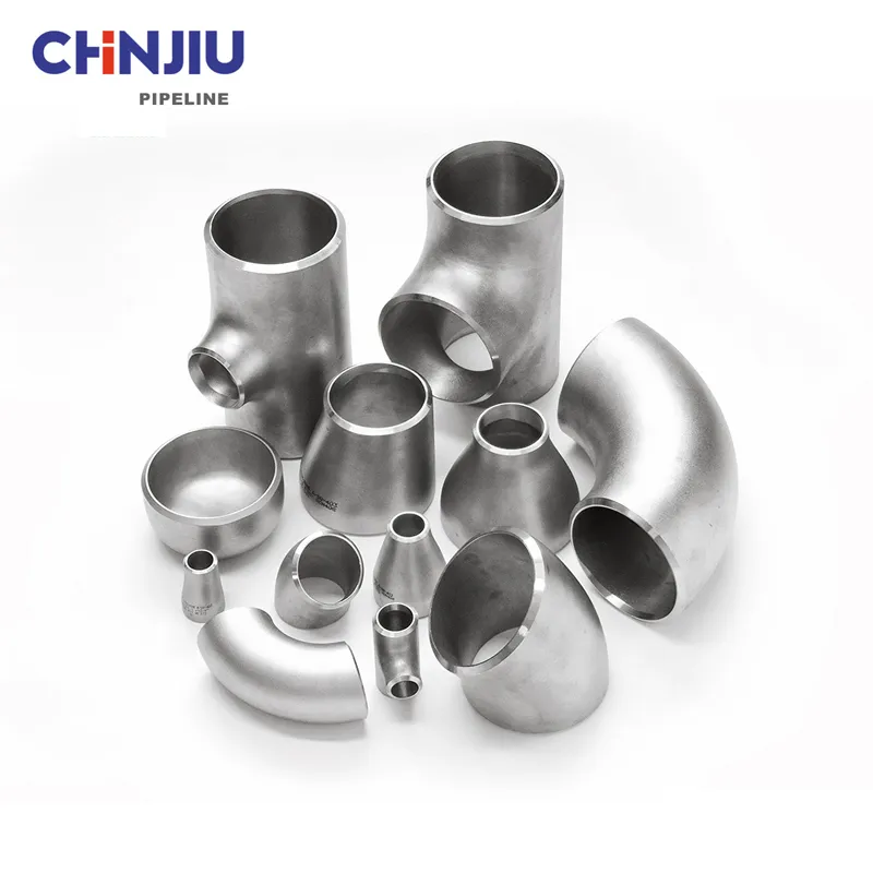 SUS304 316 Stainless Steel Butt-Weld Fittings 90 Degree Seamless Elbow