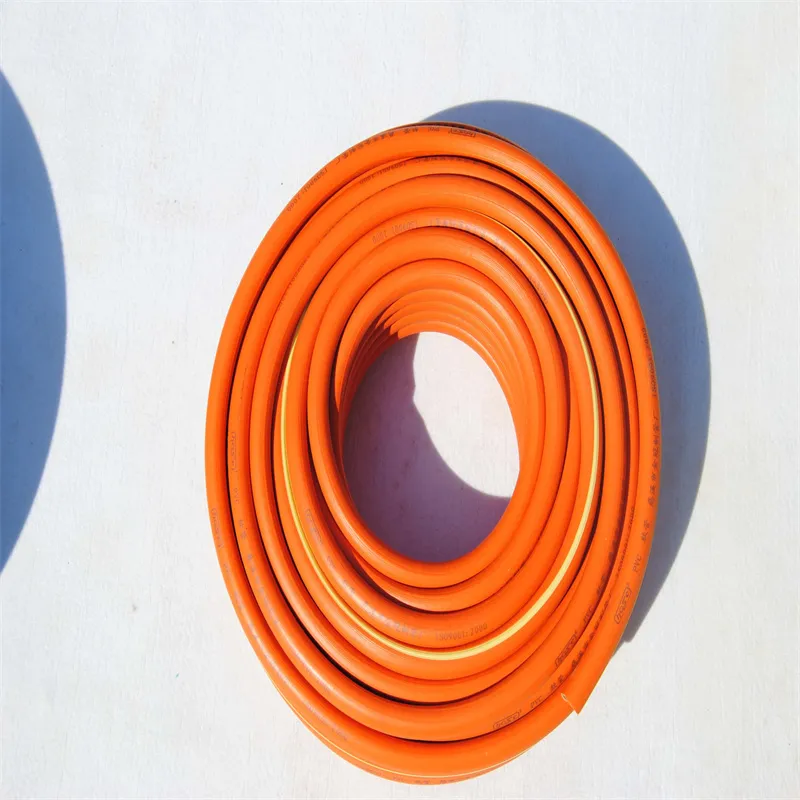 5/16" 8mm Orange PVC LPG Gas Flexible Soft Pipe 50meters Roll