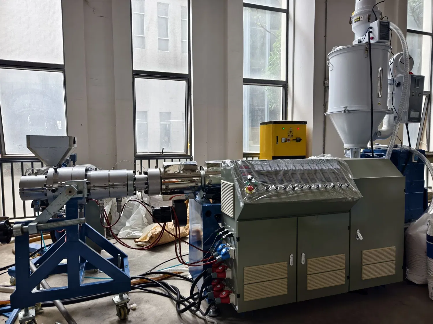 PPR PP PE Pipe Extrusion Machine, PPR Water Pipe Extrusion Line