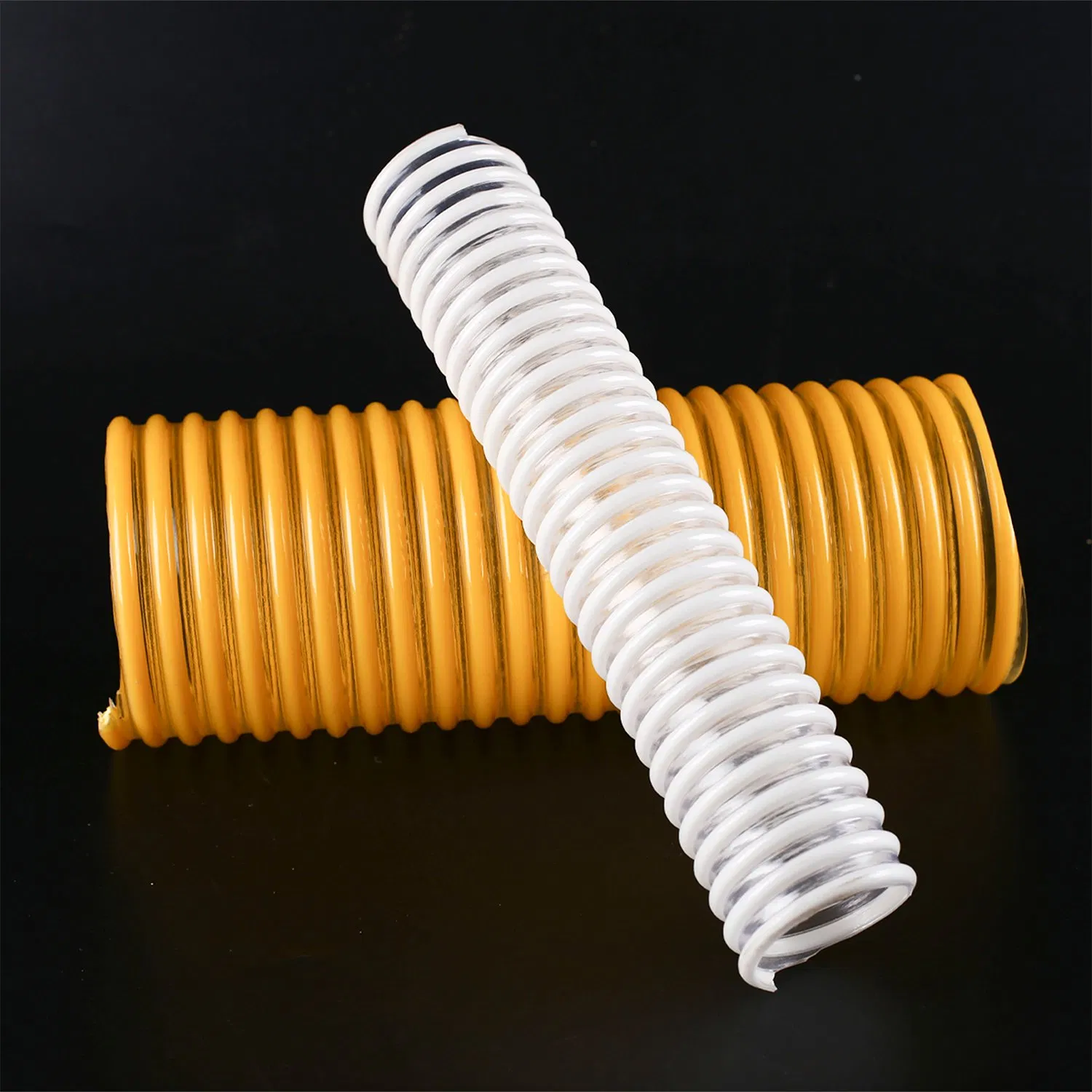 Color Thickened Screw Suction PVC Hose 2 "Heavy Duty Drain Pipe