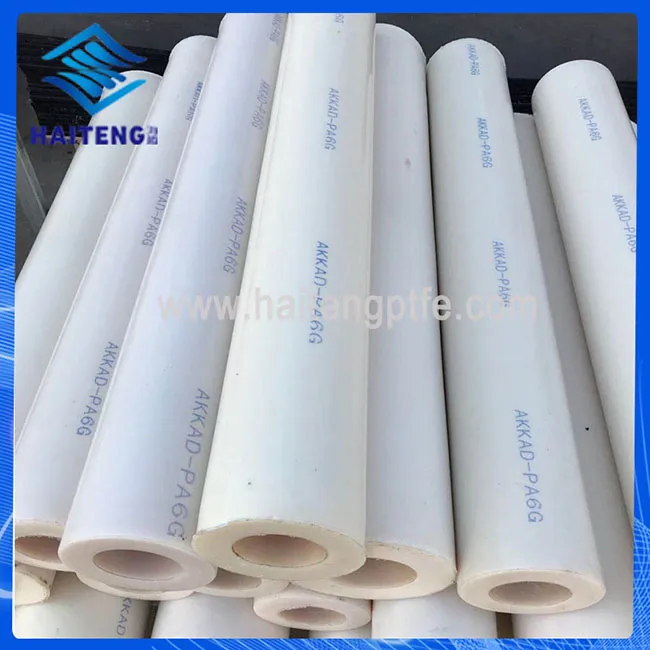 Production and Processing Hard Mc Nylon Tubes Beige PA6 Green Oil Mc Nylon Tubes Black Cast Nylon Pipes